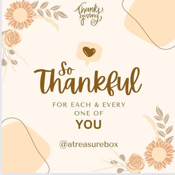 So Thankful For You!Happy Thanksgiving!!Thankful & Blessed!
